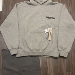 Fear of God Essentials Hoodie Dark Oatmeal S